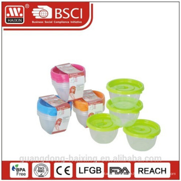 Kunststoff Mikrowelle Essen 4pcs Container (0,45 L)